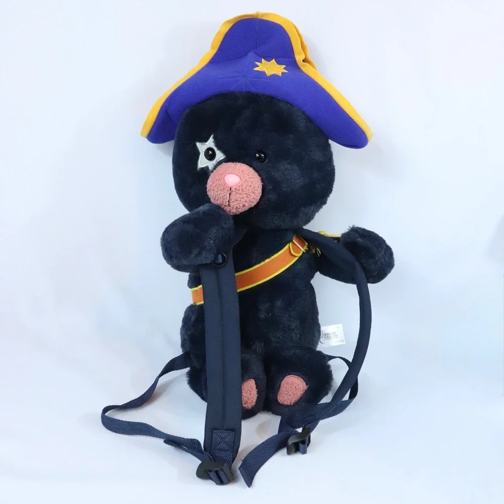 Epic Universe Captain Cacao Bear Universal Orlando Mascot Plush Backpack NWT